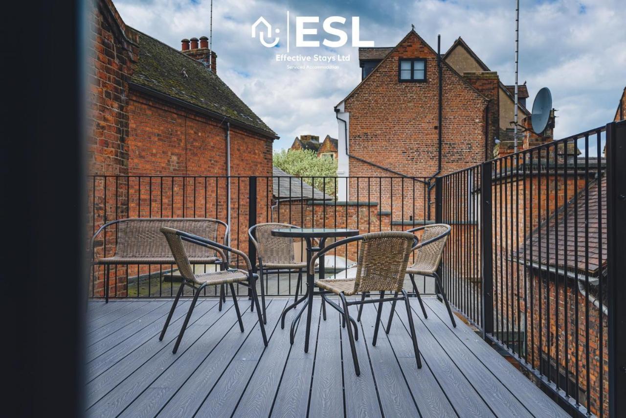 Comfy Modern 2 Bedroom Duplex Apartment With Sun Terrace Shrewsbury Exteriér fotografie
