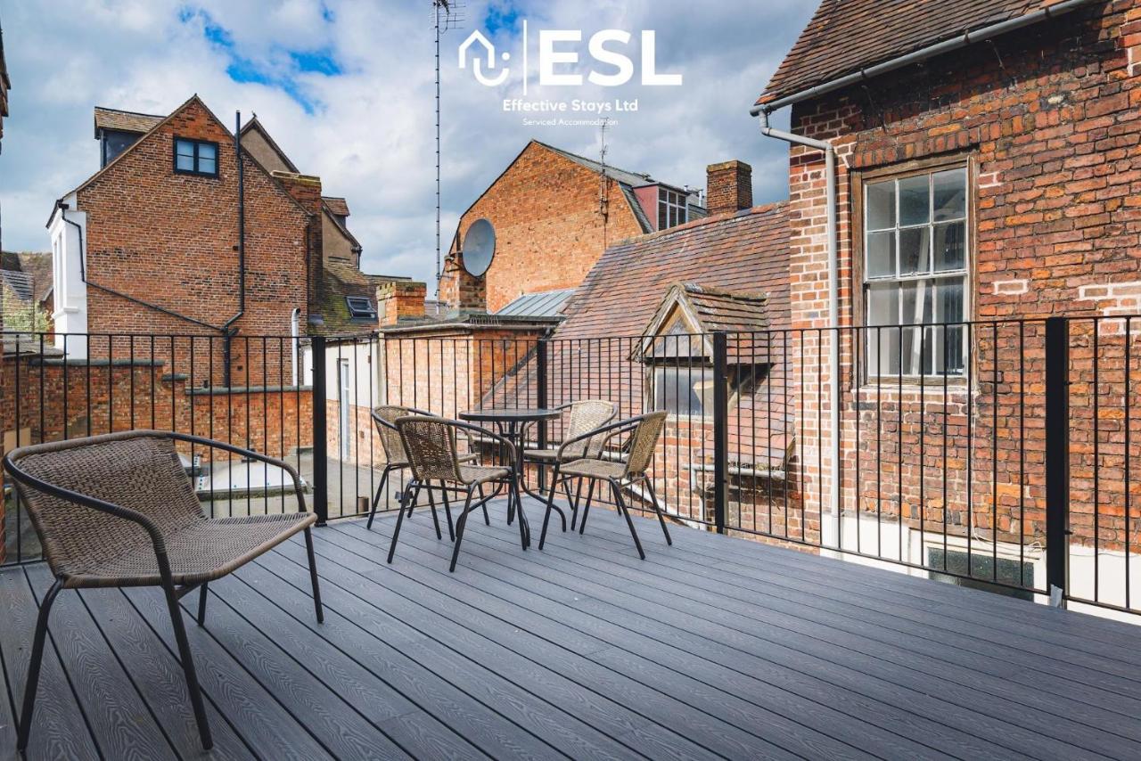 Comfy Modern 2 Bedroom Duplex Apartment With Sun Terrace Shrewsbury Exteriér fotografie